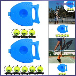 kit de entrenador de tenis reboteador de tenis con cuerdas de cuerda pelota de tenis auto práctica equipo de entrenamiento de tenis para deporte