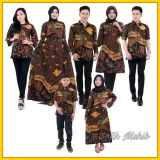 Completa familia pareja Batik camisa para niños Batik uniformes para hombres Tops para Busui túnica
