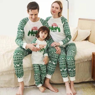 Navidad Alces Familia Coincidencia De Ropa Pijamas Conjunto De Año Nuevo Disfraz De Madre Hija De Dormir De La Traje De Niño Bebé