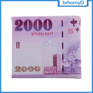 Funny JPY 10000 Yen - monedero plegable de cuero de la PU
