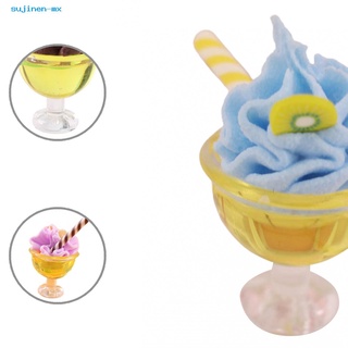 sujinen.mx mini helado de plástico mini helado juguete adorable para casa de muñecas 1/12