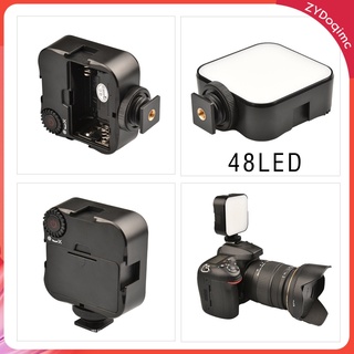 mini luz fotográfica led de videoconferencia universal vlog portátil kit de relleno con zapata caliente para cámara autotransmisión