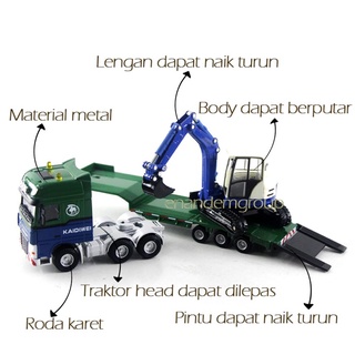 Excavadora de Metal diecast Beko modelo de coche de juguete (1)