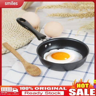 Mango antiadherente de hierro sartén de cocina desayuno huevo panqueque olla utensilios de cocina (1)