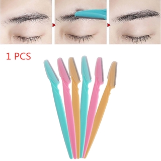MUMENG 1Pcs Portable Eyebrow Trimmers Blades Shaver Eyebrow Trimmer Hair Remover Set Women Face Razor