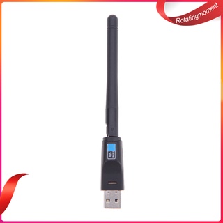 (RotatingMoment) 150mbps wifi Bluetooth compatible con adaptador inalámbrico USB tarjeta de red con antena