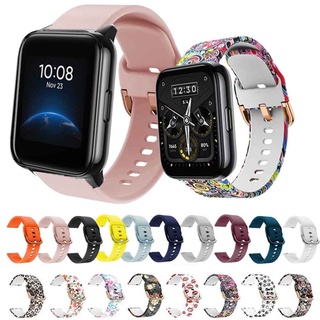 🙌 22 mm banda de reloj para Realme Watch 2/2 Pro correa Smartwatch pulsera de silicona correa de reloj para Realme Watch S/S Pro Sport pulsera EypO