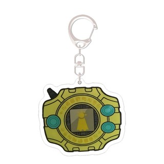 Digimon Adventure Badge Evolution Keychain Keyring Key Agumon Gabumon Bag Pandant Acrylic 6cm Yagami Yamato (6)