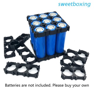 sweet 10pcs espaciador de batería 18650 radiating shell pack soporte de plástico