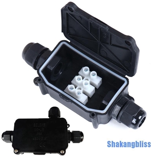 [Shakangbliss 0325] 2/3Way 450v ip66 outdoor waterproof cable connector junction box with terminal