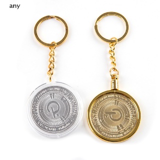cualquier moneda virtual bitcoin colección moneda conmemorativa moneda almacenamiento llavero.