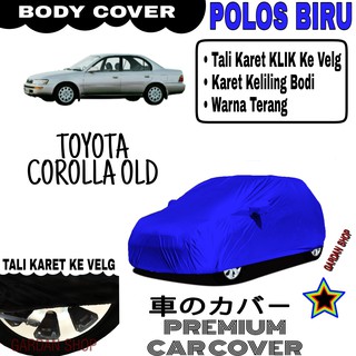 TOYOTA Cubierta del cuerpo del coche para Toyotta Corolla viejo azul liso (1)