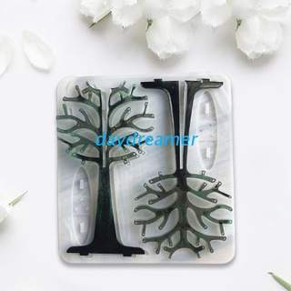 DAY Christmas Tree Earrings Display Shelf Resin Mold Jewelry Holder Silicone Mould