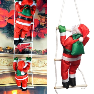 Adorno colgante Para decoración De árbol De navidad/papá Noel/Escalada en cuerda