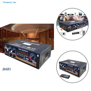 fenwenj Convenient Home Stereo Home Theater Music Stereo Amplifier Good Sound Effect for Car