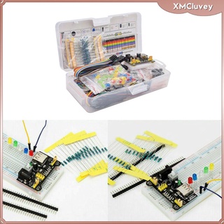 [ready stock] kit de inicio de componentes electrnicos breadboard led buzzer resistor transistor set