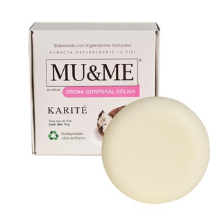 MUYME | Crema sólida de Karité 75 gr | Humectante corporal