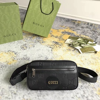 [Listo para enviar] 100% original auténtico Gucci nuevo retro riñonera 631341 bolso de lona en el pecho