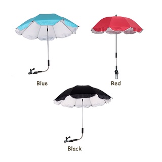bebé universal cochecito anti-uv parasol cochecito ajustable plegable paraguas