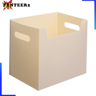 [Fenteer2 3c] caja de almacenamiento de escritorio organizador de carpetas de almacenamiento cestas de almacenamiento para tela juguete organización gabinete de oficina en casa