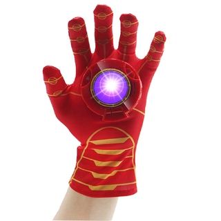 los vengadores age of iron man guante de mano con luz y sonido de los niños cosplay juguetes
