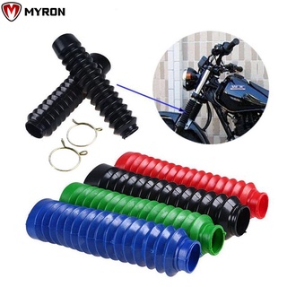 Myron 1 par de protectores de goma de moda para motocicleta/cubierta de horquilla delantera Universal/funda Universal de alta calidad/Multicolor