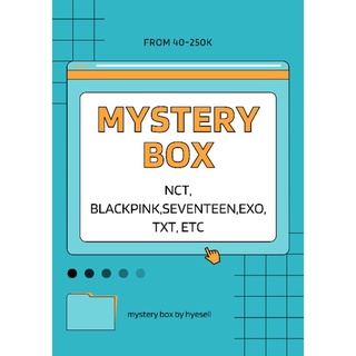 Caja misteriosa KPOP oficial NCT BLACKPINK diecisiete EXO