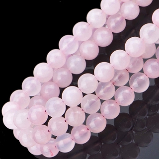 cuentas sueltas de cuarzo rosa natural de 4/6/8/10 mm para hacer joyas