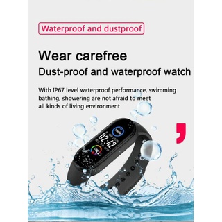 M5 Smart Sport Band Fitness Tracker Pedometer Heart Rate Blood Pressure Monitor Bluetooth Smartband Bracelets Men Women examen (4)