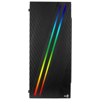 Gabinete gamer aerocool streak RGB ATX ventana de acrílico