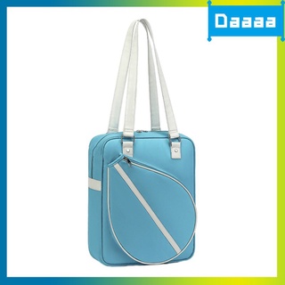 Auténtico En stock [Daaaa] Fashion Tennis Racket Shoulder Bag for Ladies Women and Men Squash Racquet