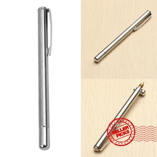 1Pcs 6-Section Gel Pen Stainless Steel Telescopic Pointer Pen T0R1