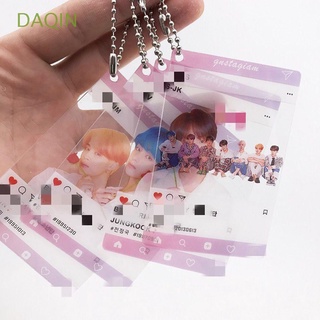 daqin tarjeta fotográfica multifunción coreana pvc kpop bts portátil regalo llavero colgante niño wiht luv