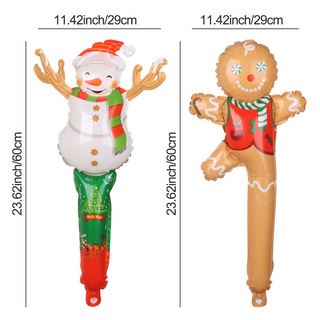 Juguete inflable Para niños/reno/muñeco De nieve/reno/papá Noel Para decoración De navidad/fiesta (4)