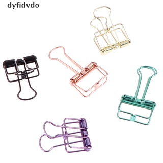 dyfidvdo colorido hueco diseño carpeta clip para oficina escuela papel organizador mx