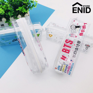 Enid Kpop BTS Blackpink - estuche transparente con cremallera, diseño de papelería (6)