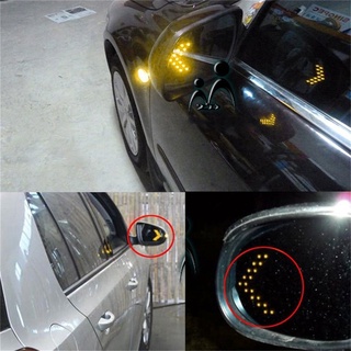 1x indicador de flecha 14 led 3528smd coche retrovisor espejo lateral luz de señal de giro