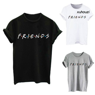 Playera/Camiseta De Manga corta con estampado De Friends/Camiseta De Manga corta para mujer