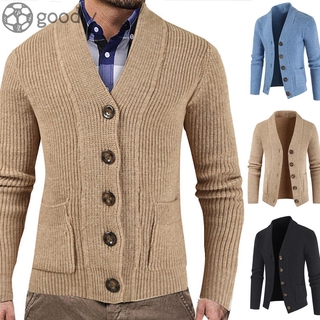 Abrigo/tejido tejido tejido con botón Para otoño/invierno