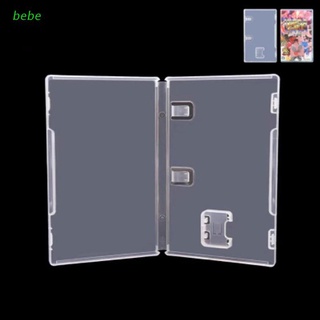 bebe 2x Game Card Storage Protector Organizer Case Protective Cover Transparent Plastic Cartridge Holder Box Compatible with Switch
