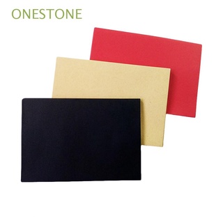 ONESTONE Blank Paper Envelopes Vintage Gift Card Envelope Envelopes Black Red For School Office Business Invitation Kraft Paper Simplicity Retro Letter Supplies
