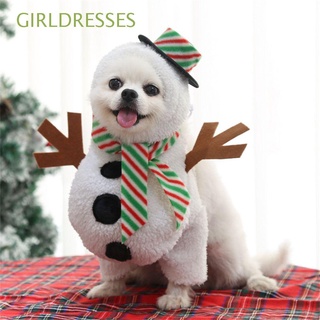 GIRLDRESSES Suministros para mascotas Ropa de invierno para perros Abrigo cálido Mono para perros Ropa para mascotas Lindo Utenciles de Navidad Disfraz de Navidad para perros Disfraz de Navidad para mascotas Sudadera con capucha para mascotas