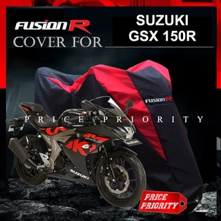 Cubierta de motocicleta Color guantes de motocicleta Suzuki GSX impermeable marca FUSION R negro Durable protector
