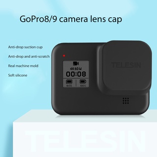 Gopro silicona lente cubierta GoPro Hero 8 9 negro deportes cámara accesorios cubierta de la lente