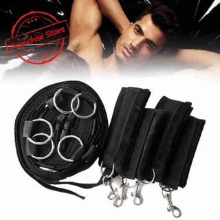 Sexy Bondage Bed Straps Adult Supplies Bed Bindings For Couple Tied Sex and Suitable Hands J4G5