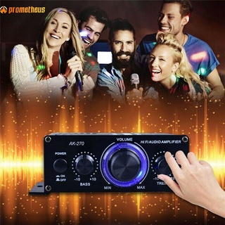Pro Hifi Amplificador De audio Estéreo Digital radio Fm Mic Carro Casa Pro