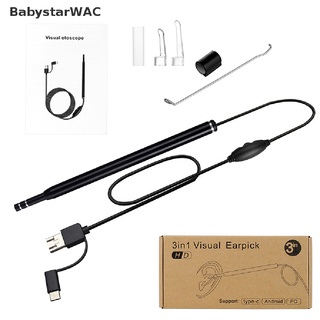 BabystarWAC Ear Cleaning Endoscope Spoon Mini Camera Ear Picker Ear Wax Removal Visual Hot Sell