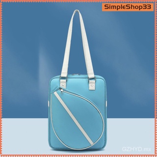 Auténtico En stock [SimpleShop33] Tennis Racket Shoulder Cover Bag Handbag Lightweight for Squash Racquet (2)