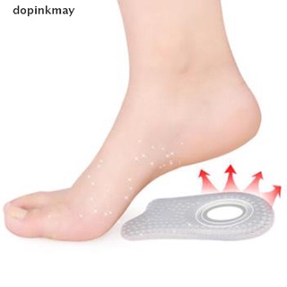 Dopinkmay 1Pair Soft Silicone Gel Insoles Heel Cushion Soles Pain Relief Support Shoe Pad MX