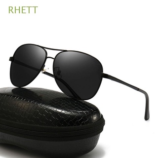 RHETT geométrico Anti-UV gafas de sol elegante marco delgado gafas de sol ojo de gato redondo ovalado UV400 protección polarizada para las mujeres Vintage sombras